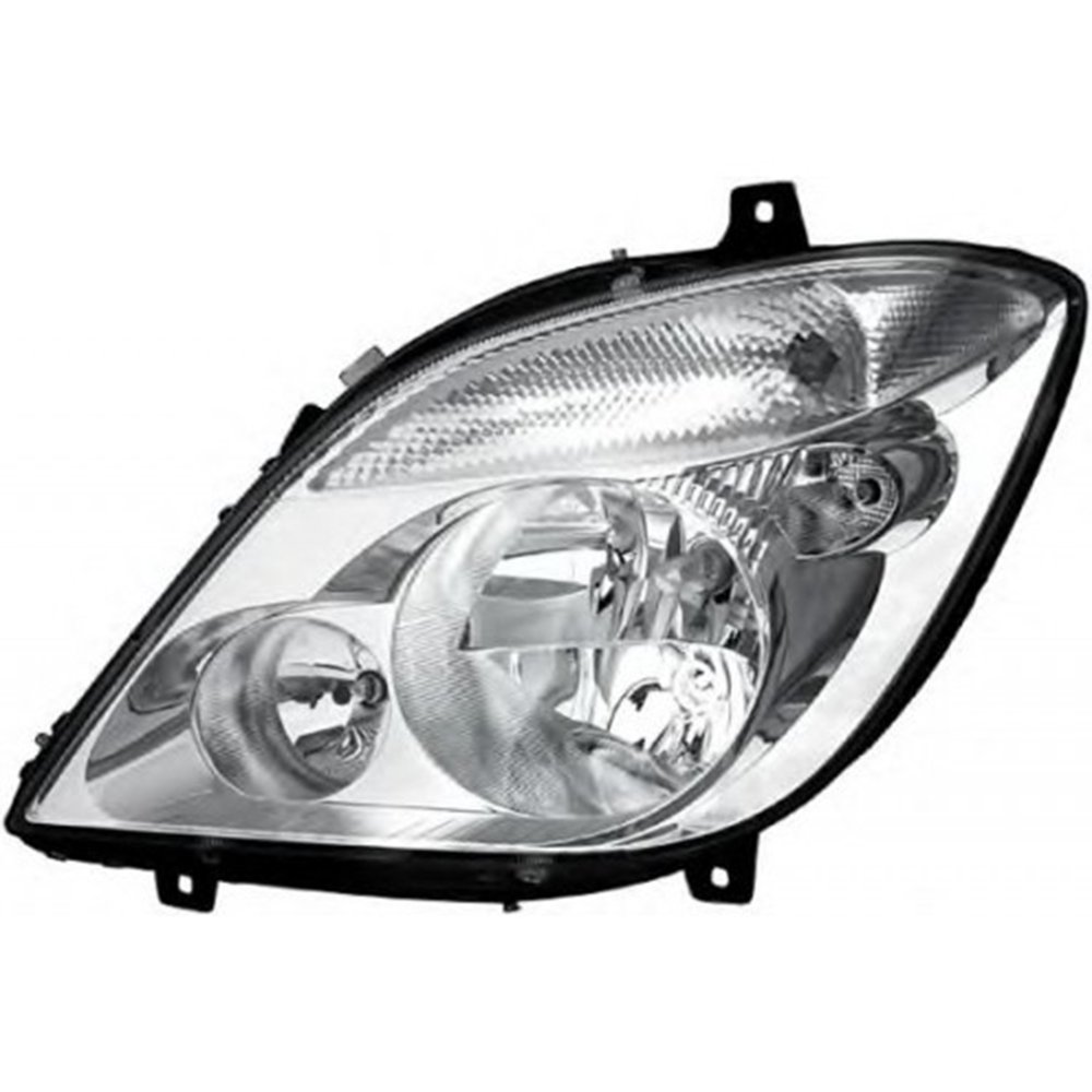 SQCS HeadLamp 9068200161 Right Side Head Lamp with Fog Light and Motor for Mercedes Benz Sprinter 906